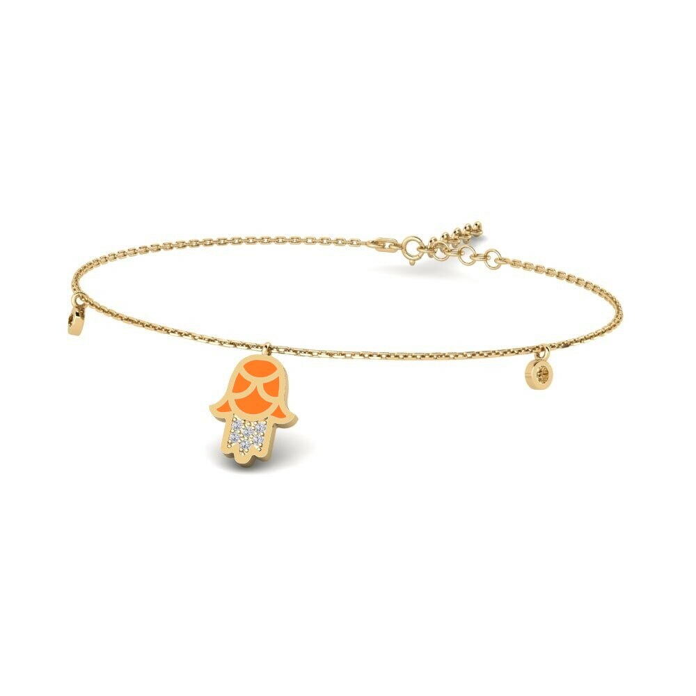 Diamant Brun Bracelet pour femme Benedire