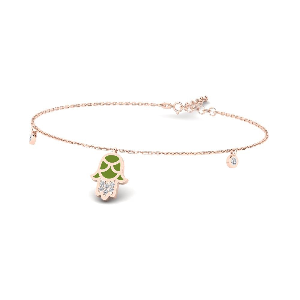 9k Oro Rosa Pulsera de Mujer Benedire