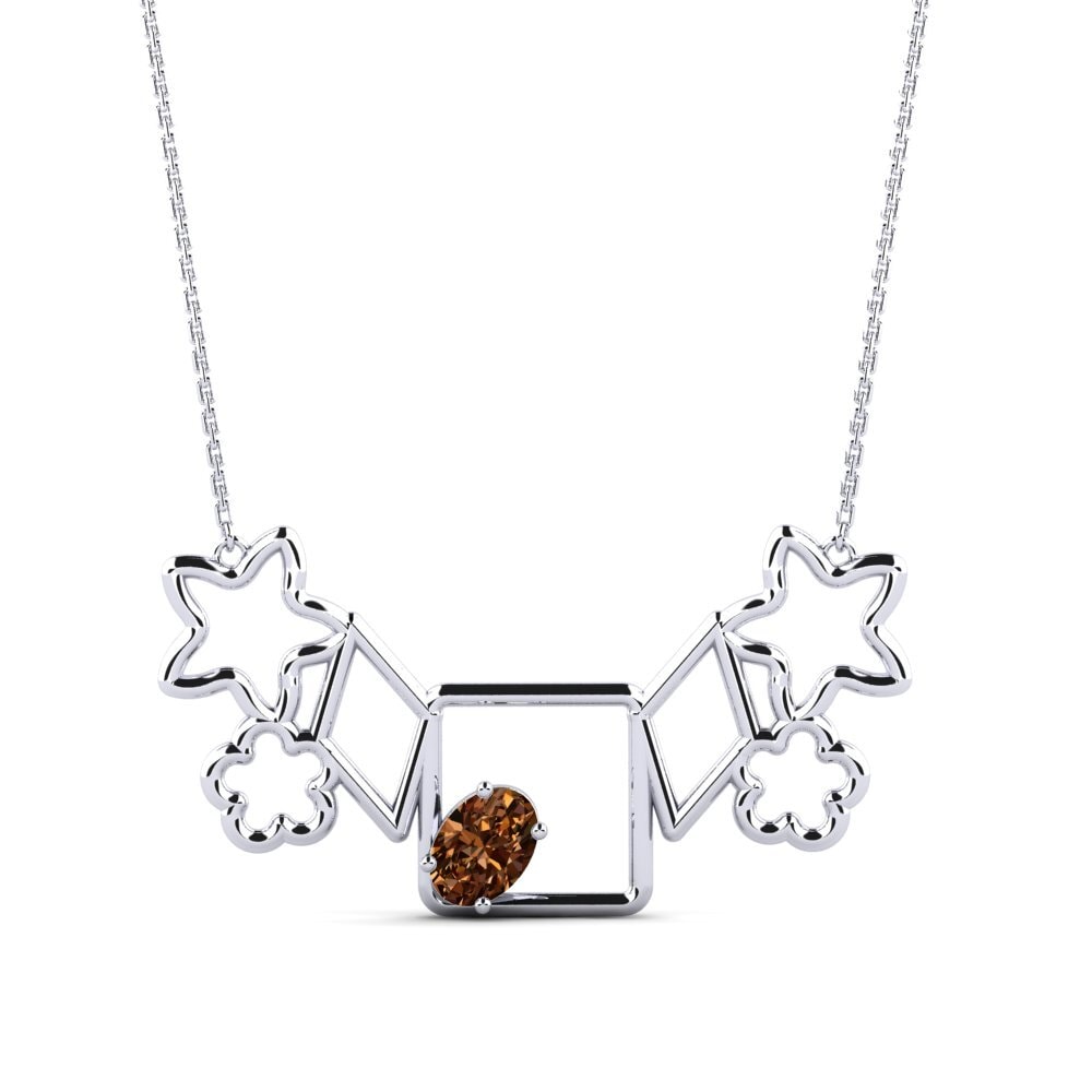 Brown Diamond Women's Necklace Benhau