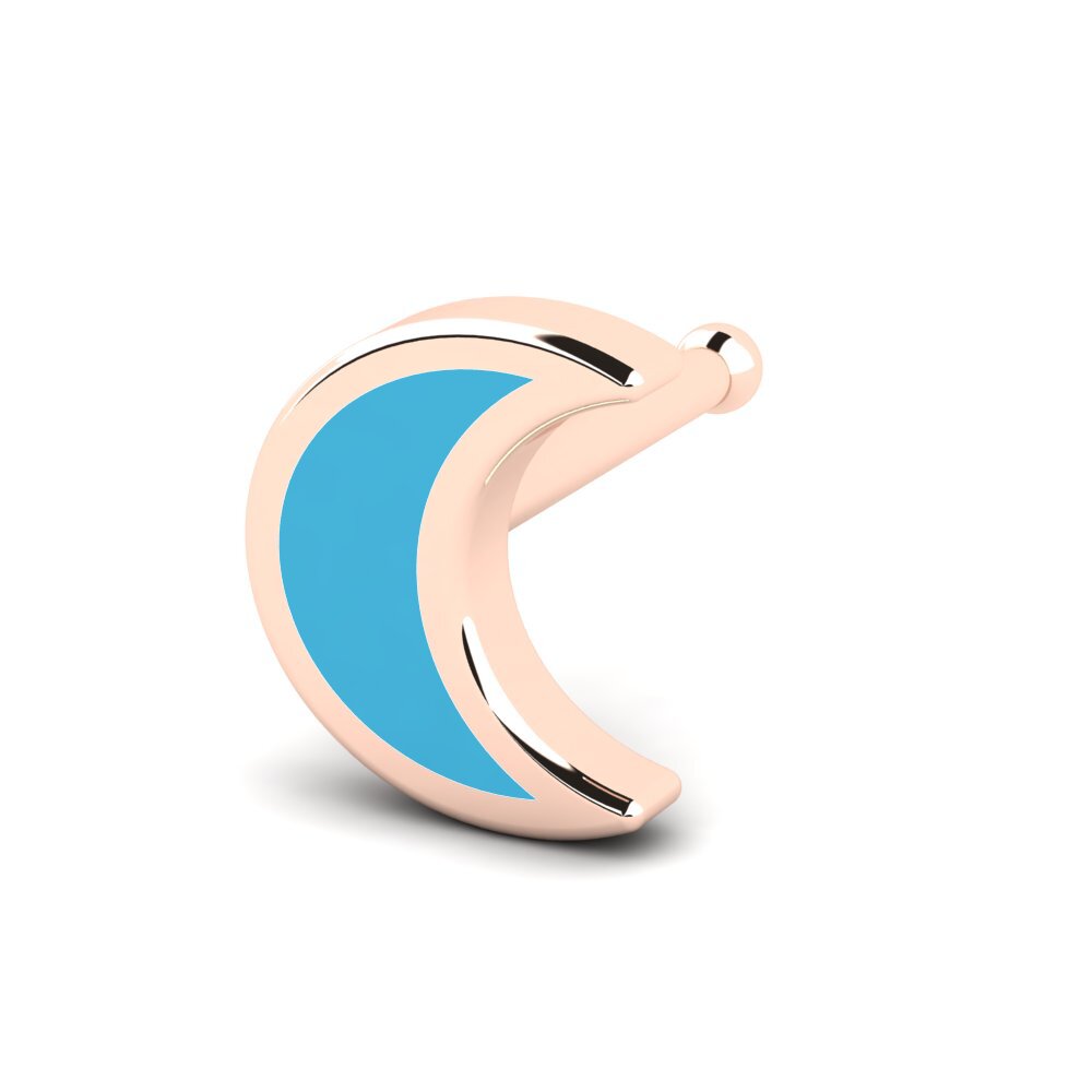 14k Oro Rosa Piercing Nariz Bens