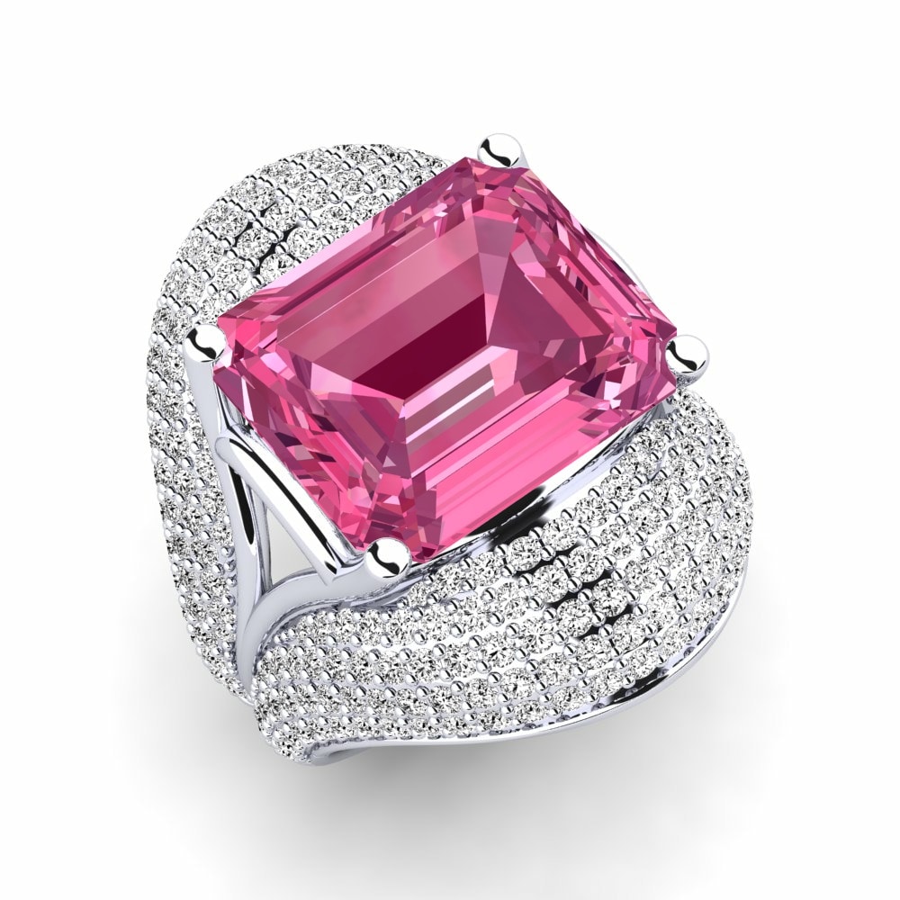 Pink Tourmaline Engagement Ring Benvolio