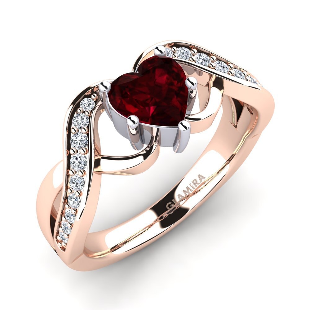 Garnet Engagement Ring Berafia