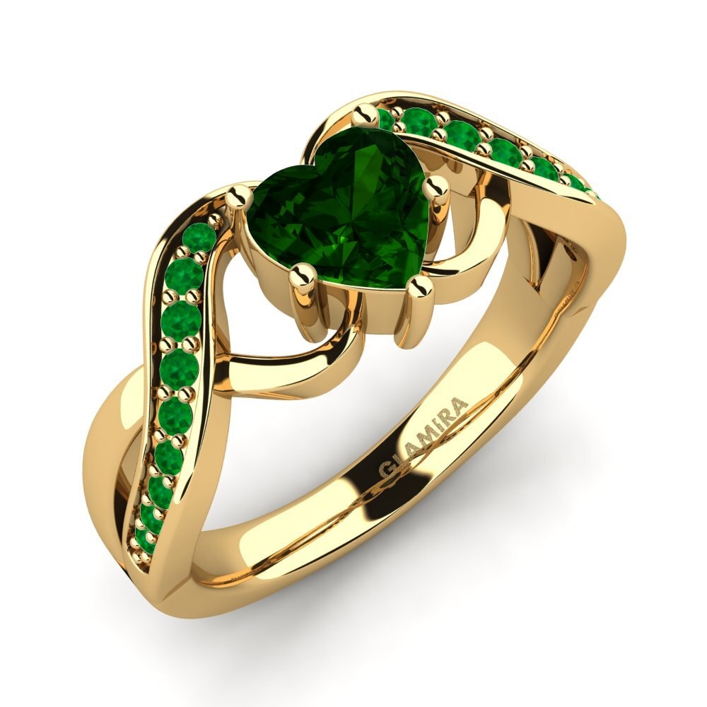 18ct Yellow Gold Engagement Ring Berafia