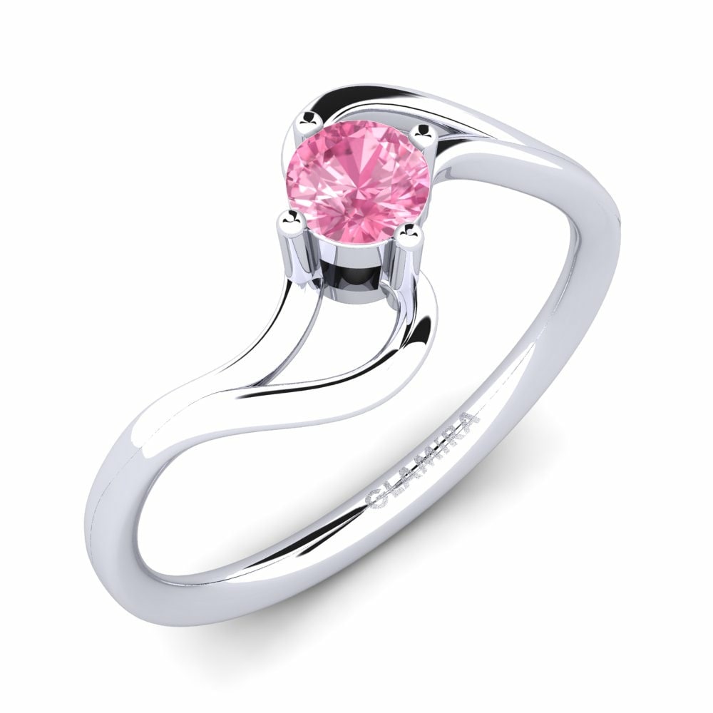 Roze Saffier Verlovingsring Berangaria