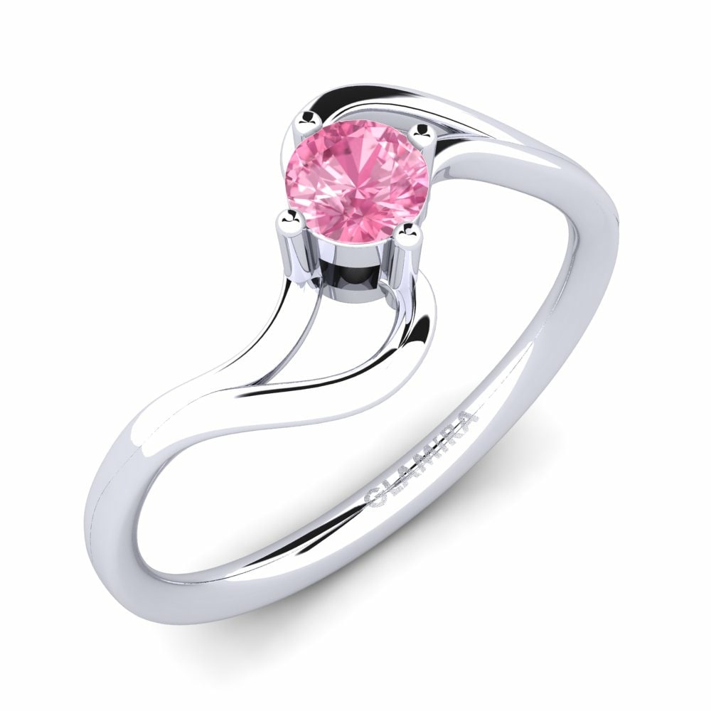 Pink Sapphire Engagement Ring Berangaria