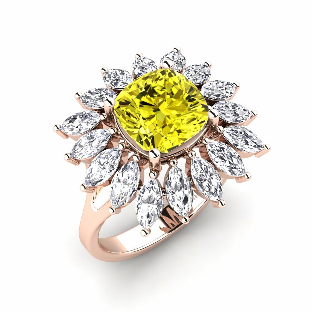 Yellow Diamond Engagement Ring Berard