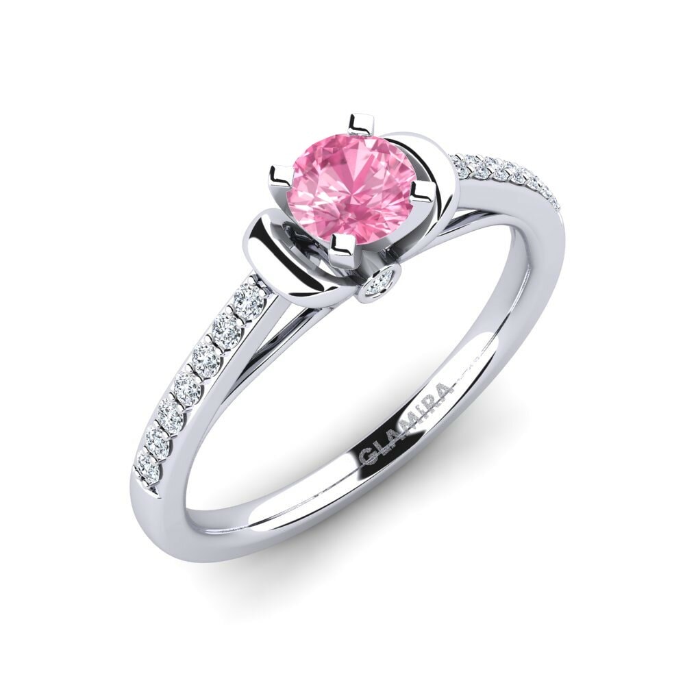 Pink Sapphire Engagement Ring Berdina