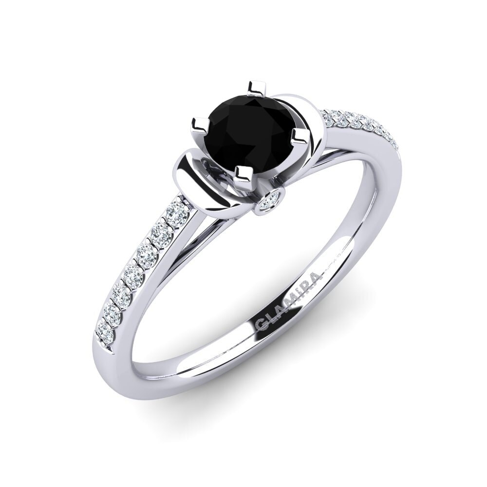 Black Onyx Engagement Ring Berdina