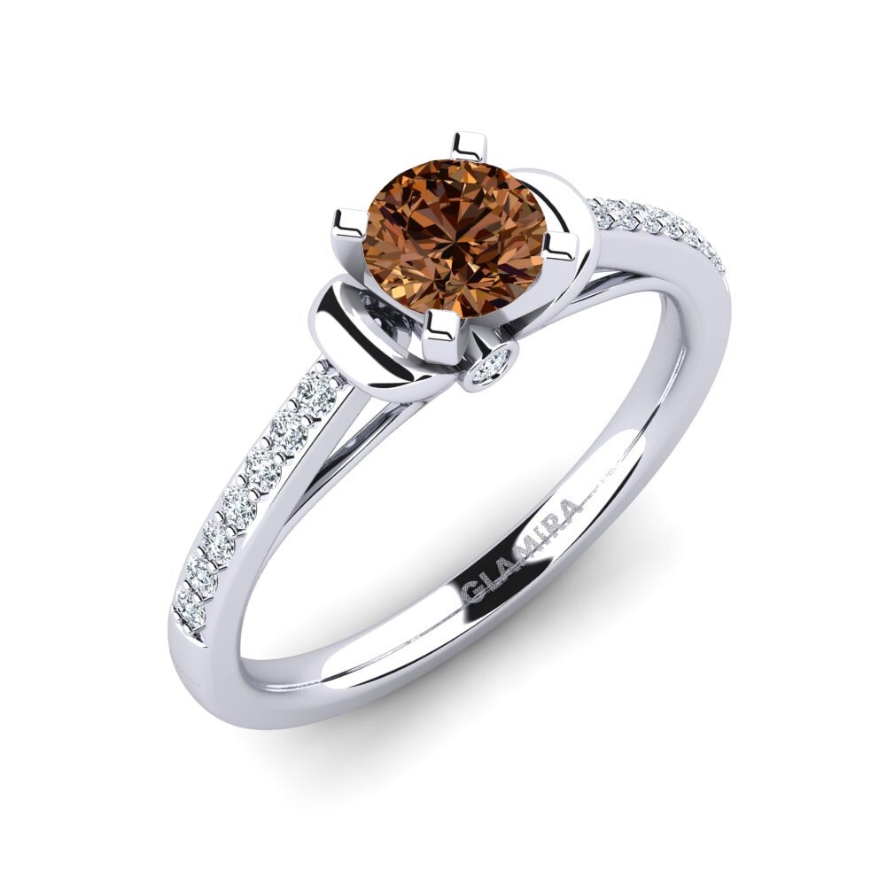 Brown Diamond Engagement Ring Berdina 0.5 crt