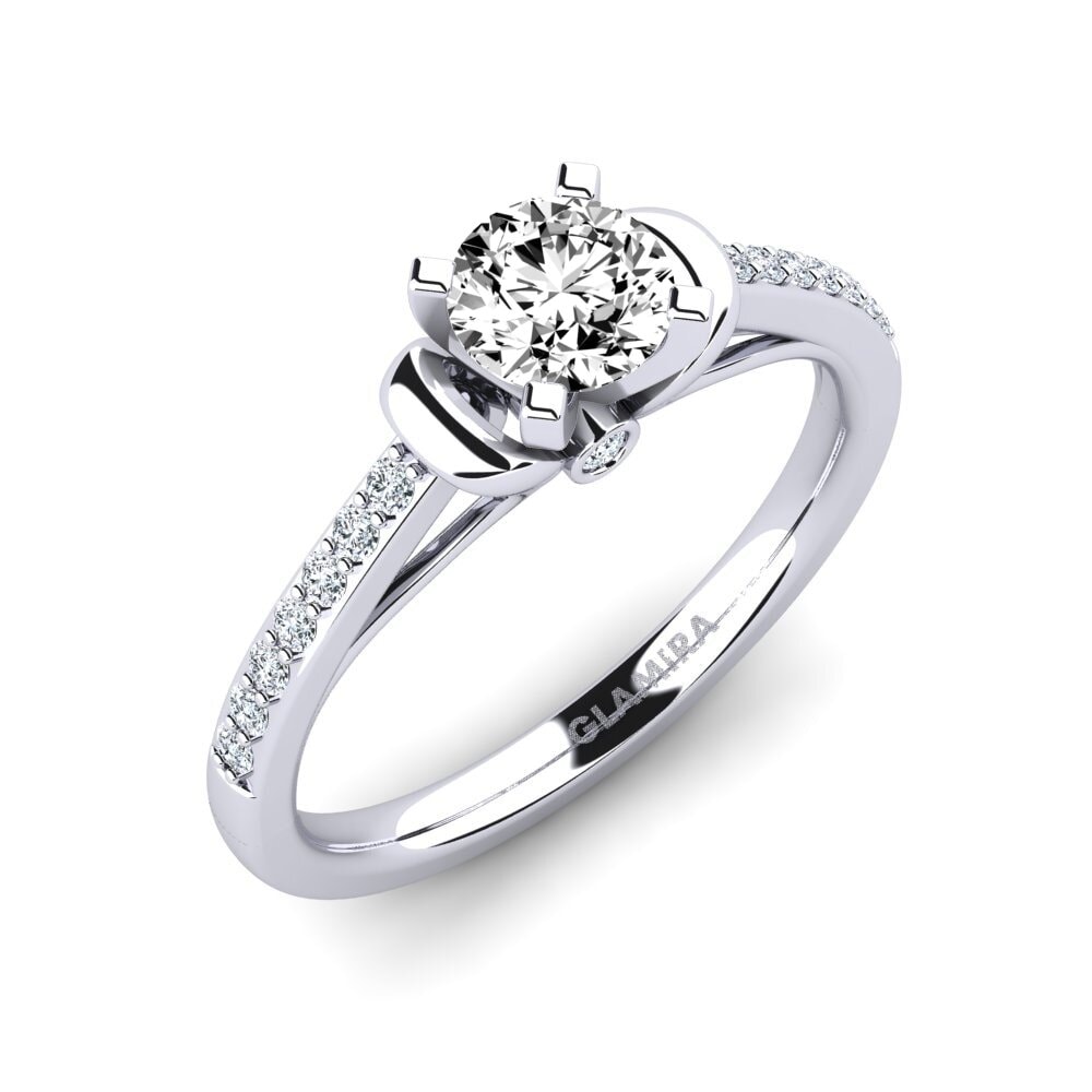 Moissanite Forlovelsesring Berdina 0.5 crt