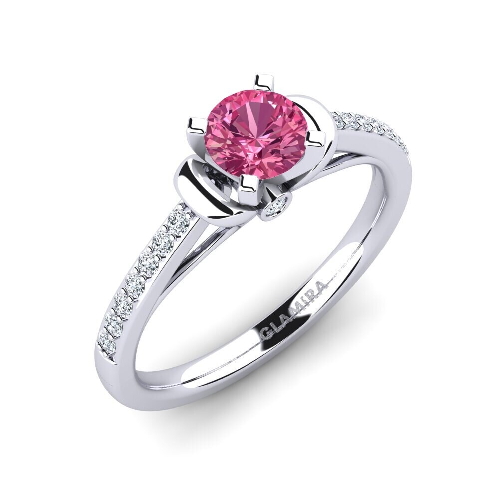 Pink Tourmaline Engagement Ring Berdina 0.5 crt