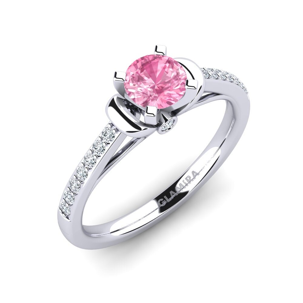 Pink safir Forlovelsesring Berdina 0.5 crt