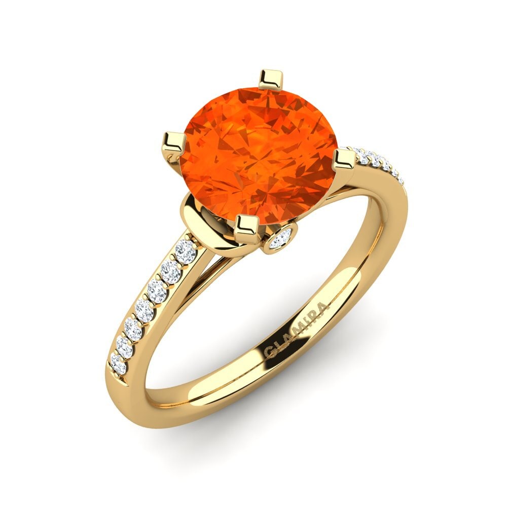 Fire-Opal Engagement Ring Berdina 2.0 crt