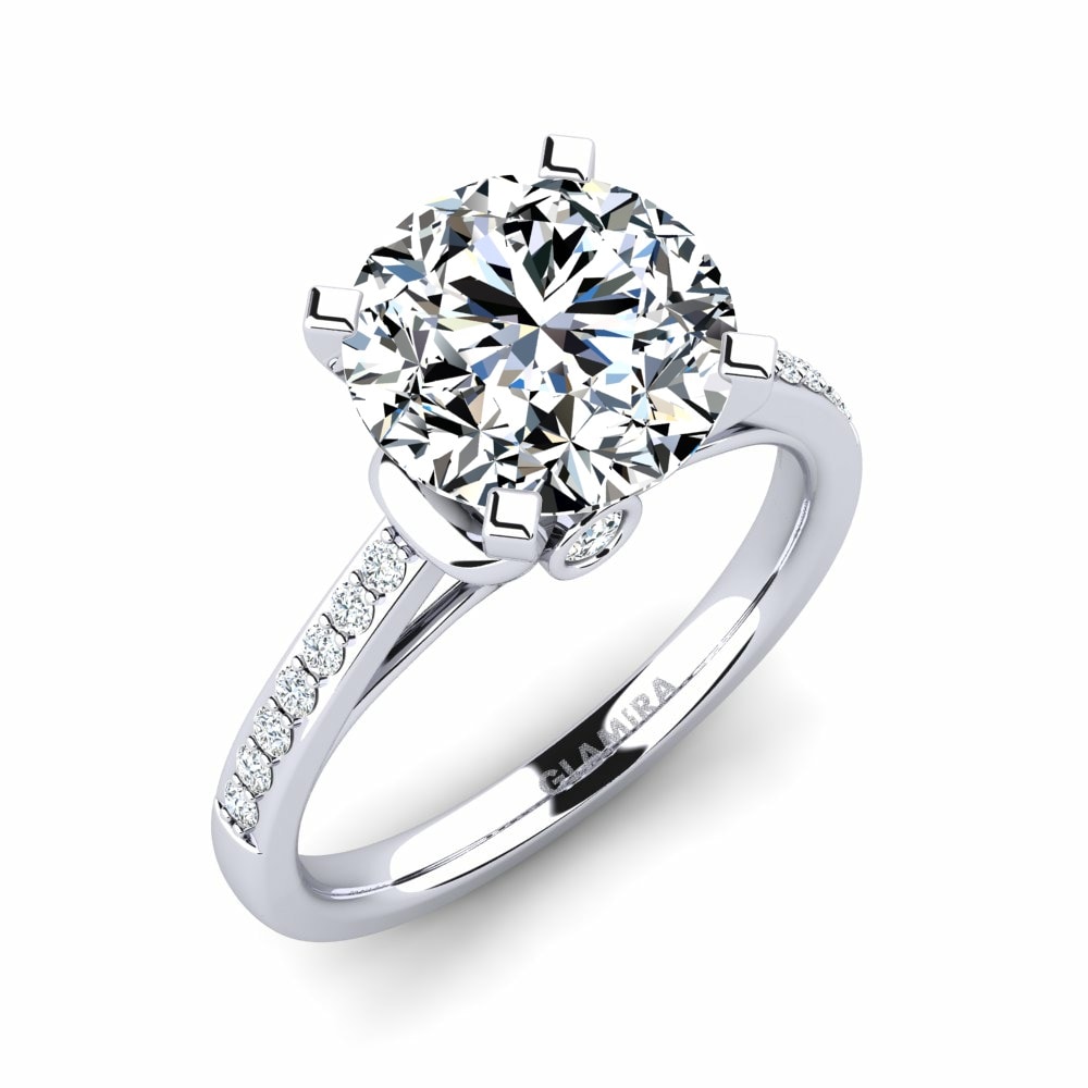 施華洛世奇水晶 鉑金 訂婚戒指 Berdina 3.0 crt