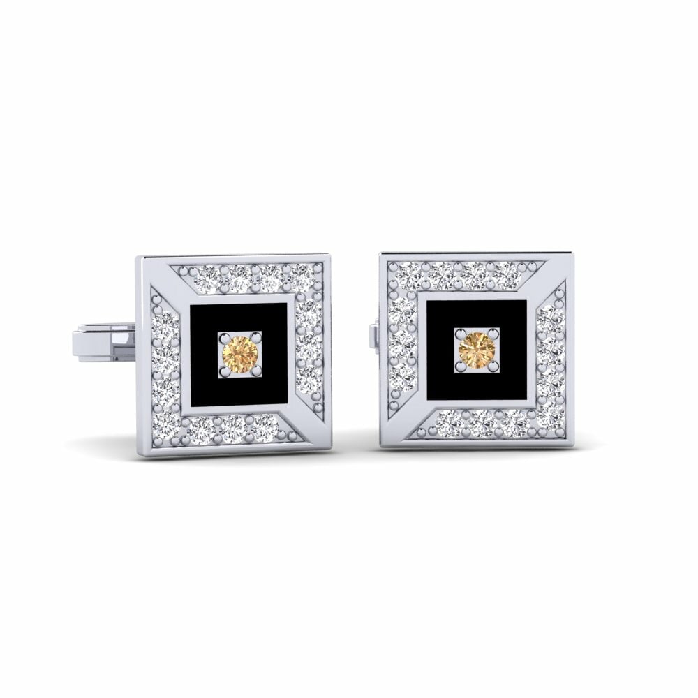 Brown Diamond Cufflink Berhanu