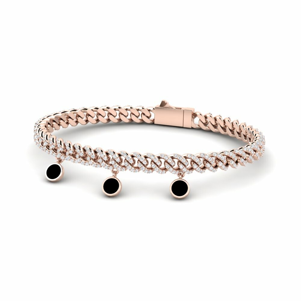 Swarovski black and gold bracelet store