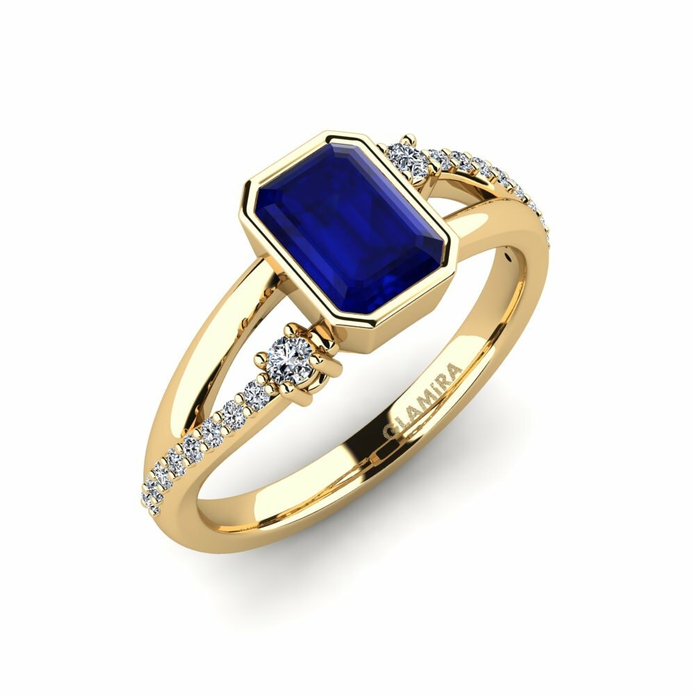 Saphir Bague de fiançailles Beriyman - Emerald
