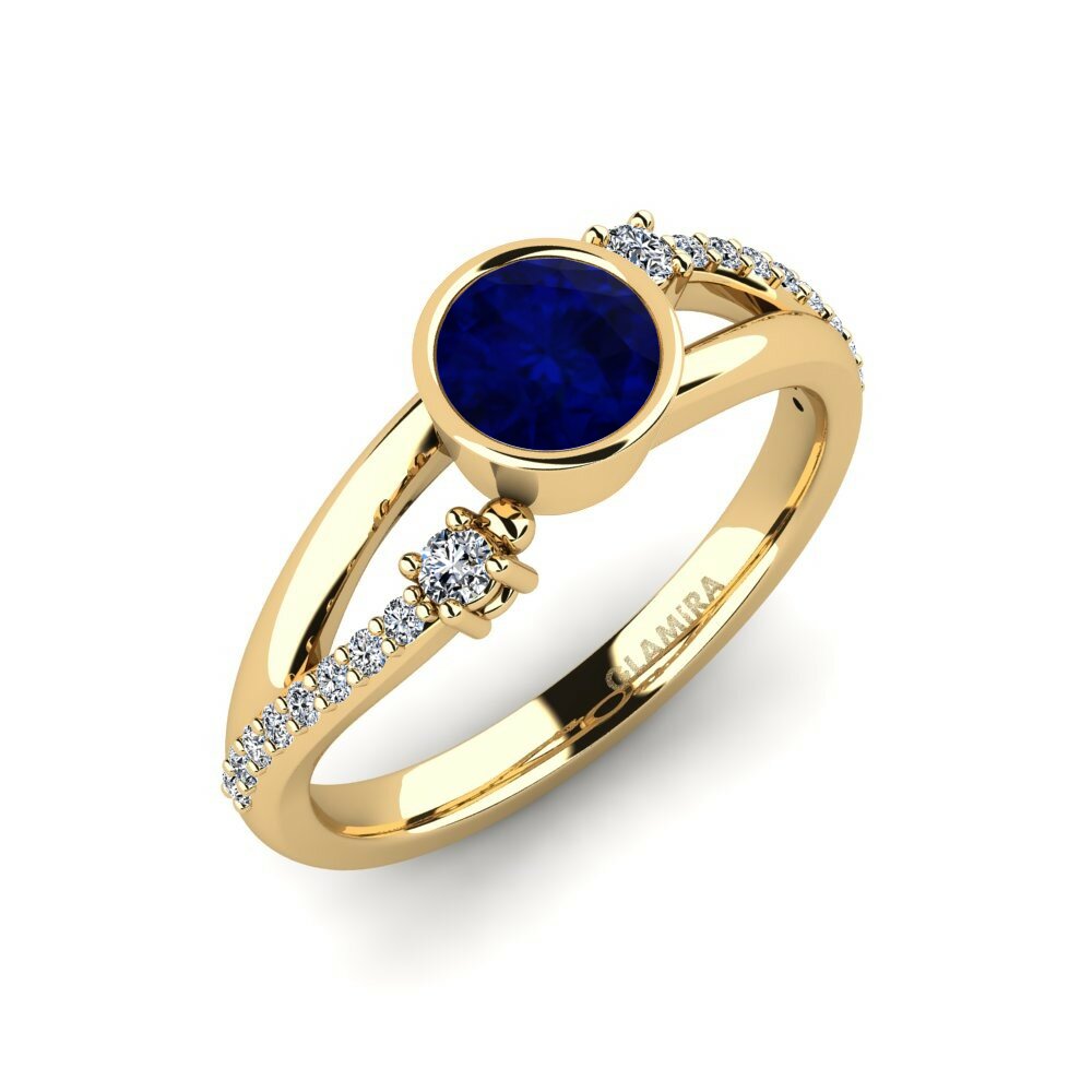 Saphir Bague de fiançailles Beriyman - Round