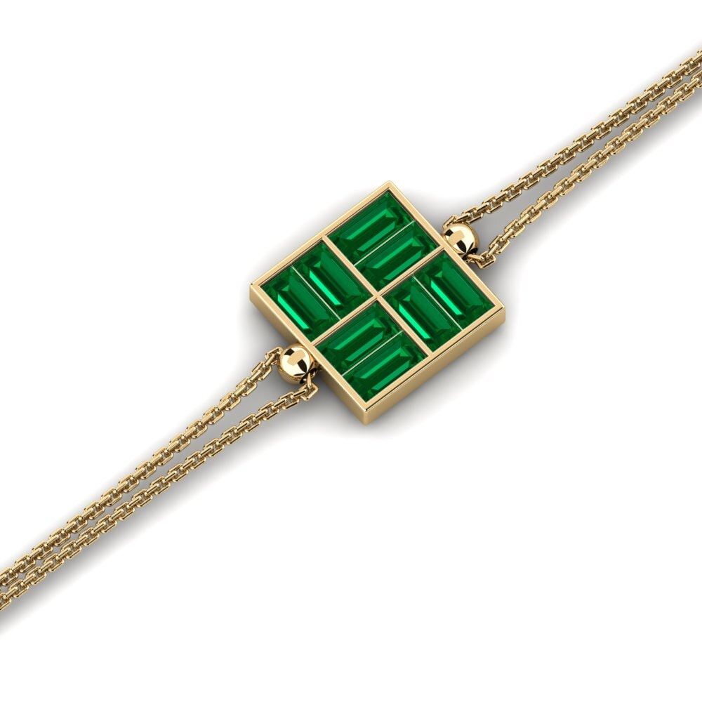 Green Zirconia Women's Bracelet Berlaimont