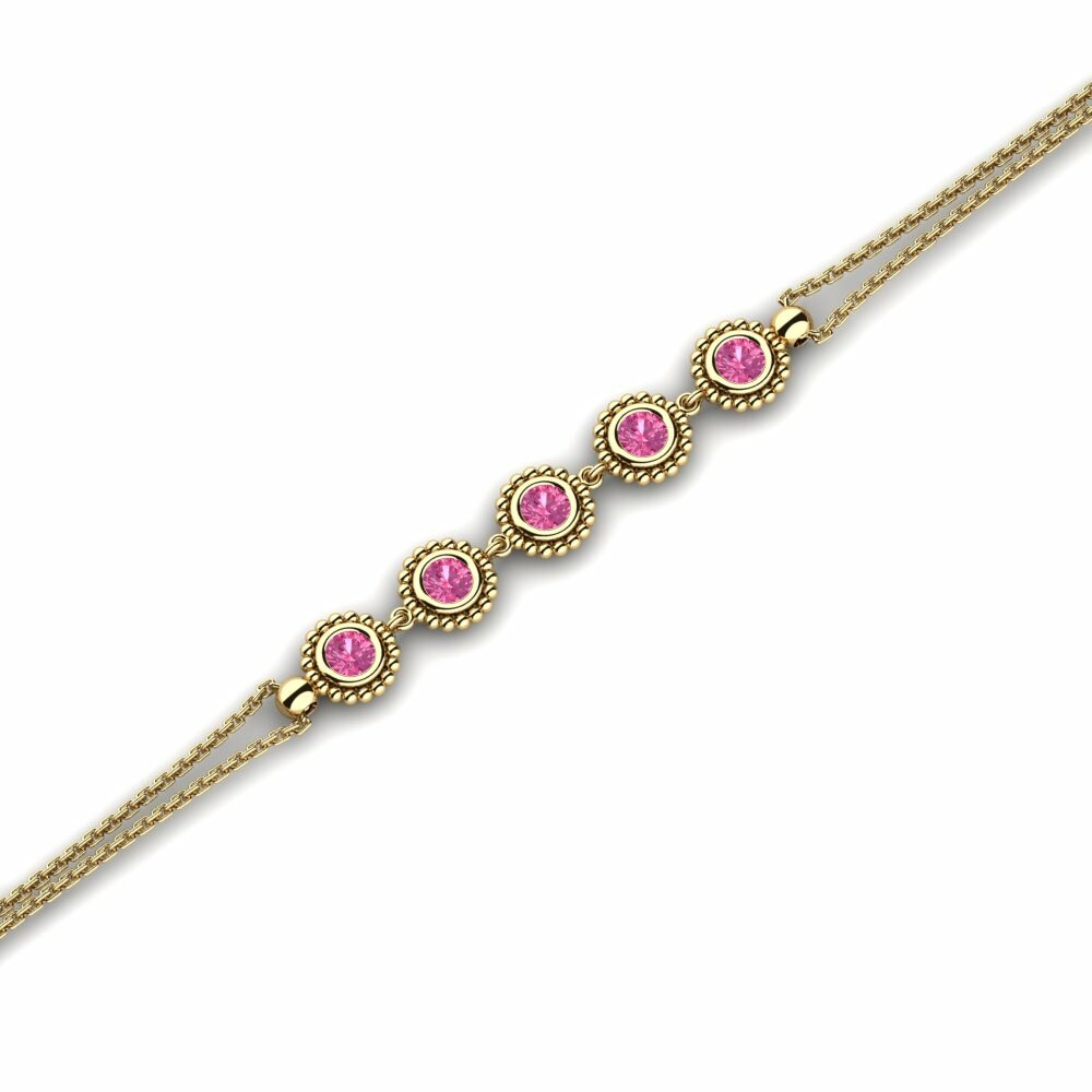 Pink Tourmaline Bracelet Berlingot