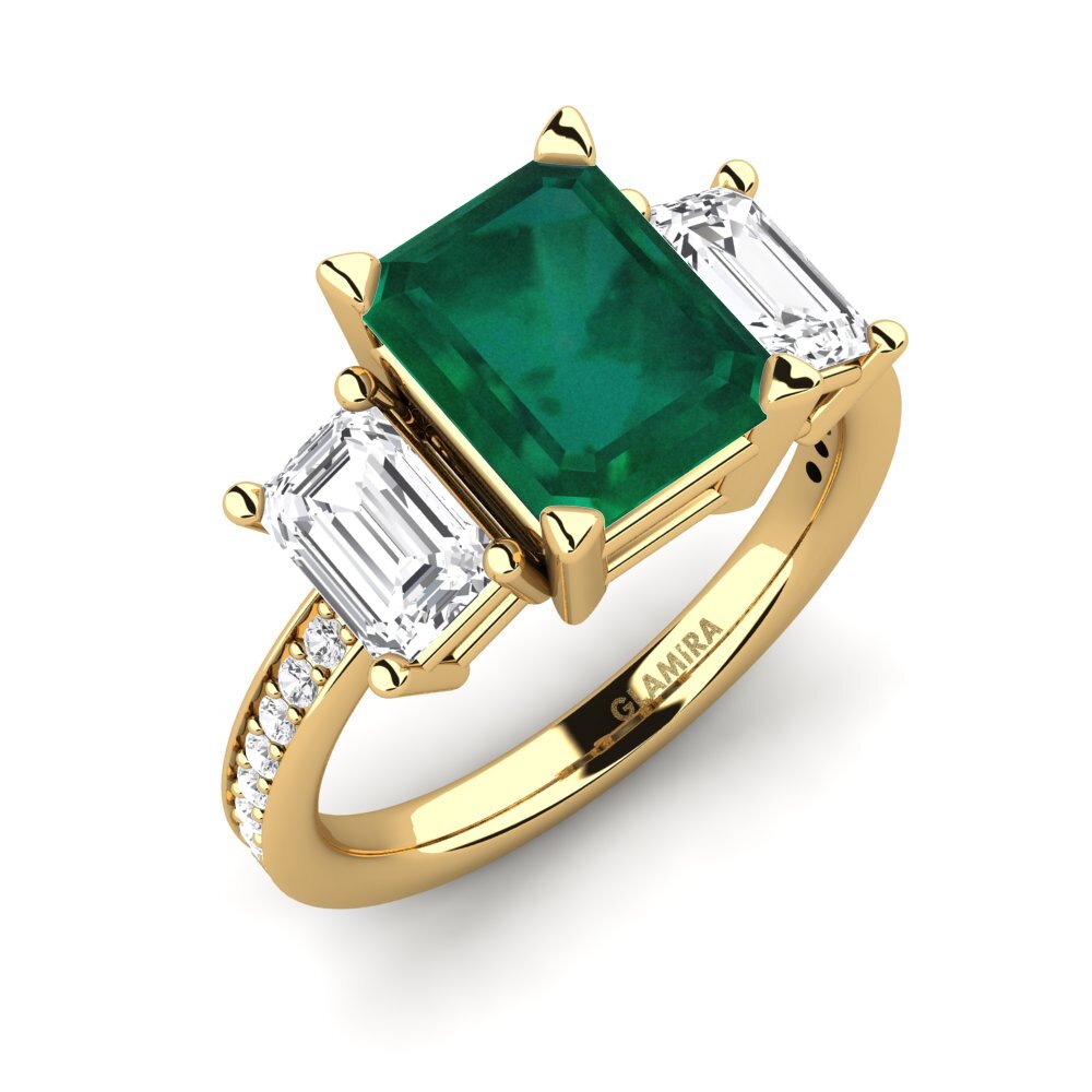 Emerald Engagement Ring Bernie