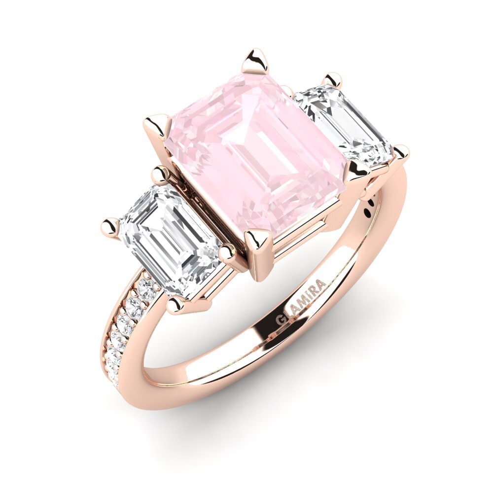14ct Rose Gold Engagement Ring Bernie