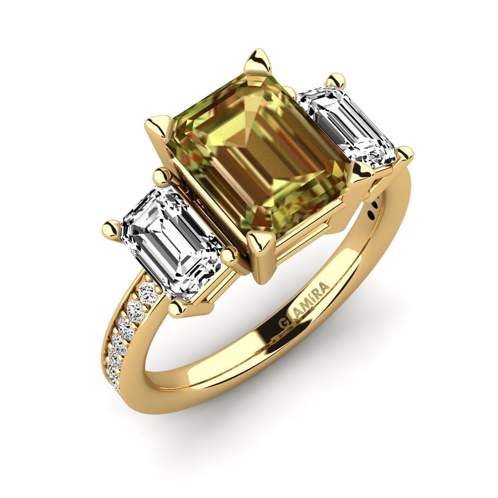 Piedra Sultana Anillo de compromiso Bernie