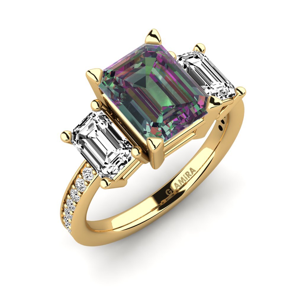 Mystisk Topas Forlovelsesring Bernie