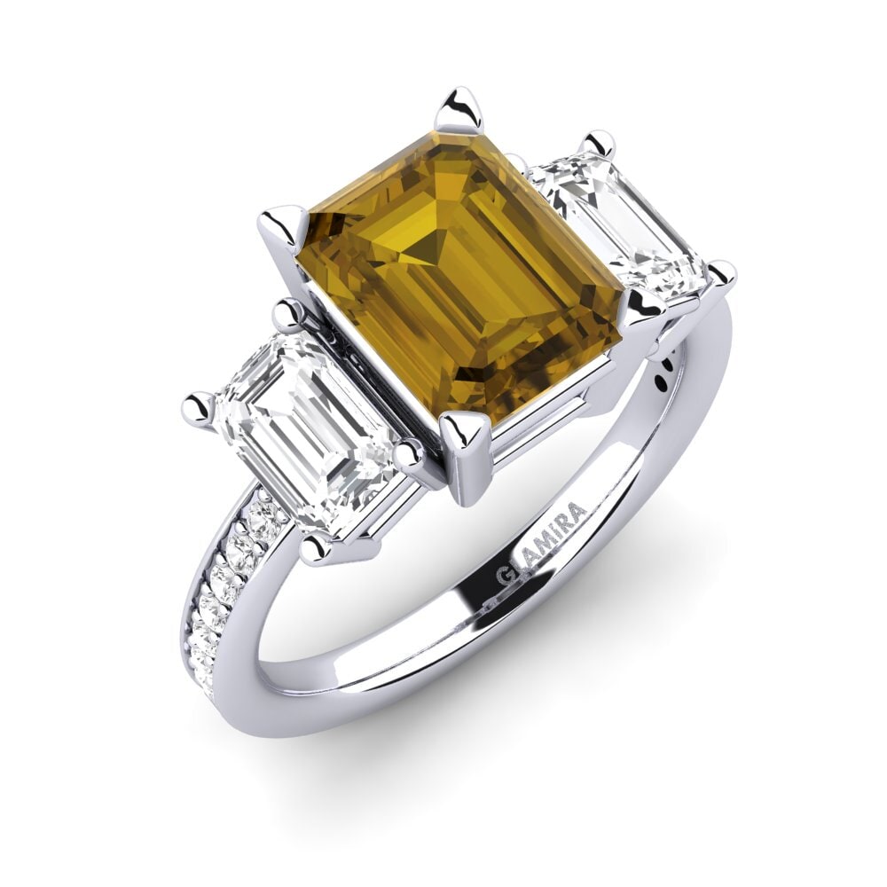 9ct White Gold Engagement Ring Bernie