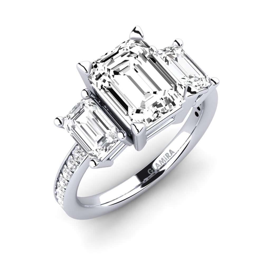 18ct White Gold Engagement Ring Bernie