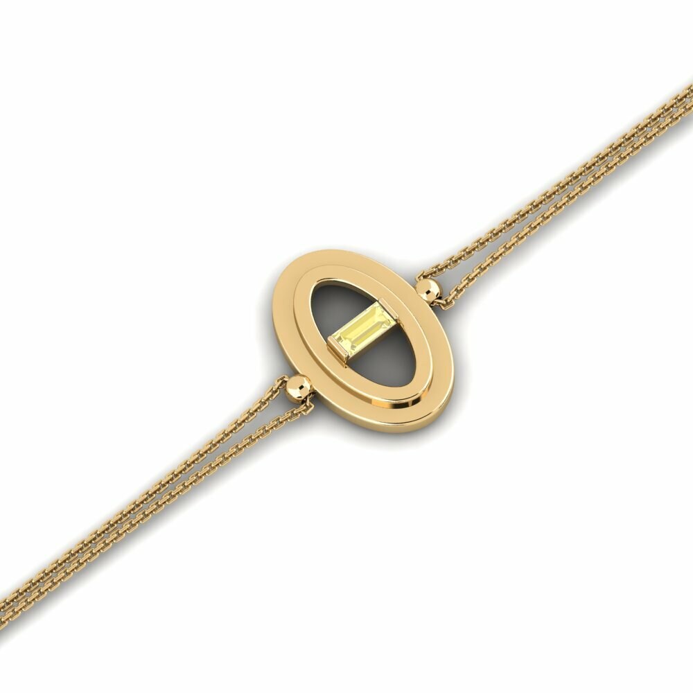Saphir Jaune Bracelet pour femme Bernieres
