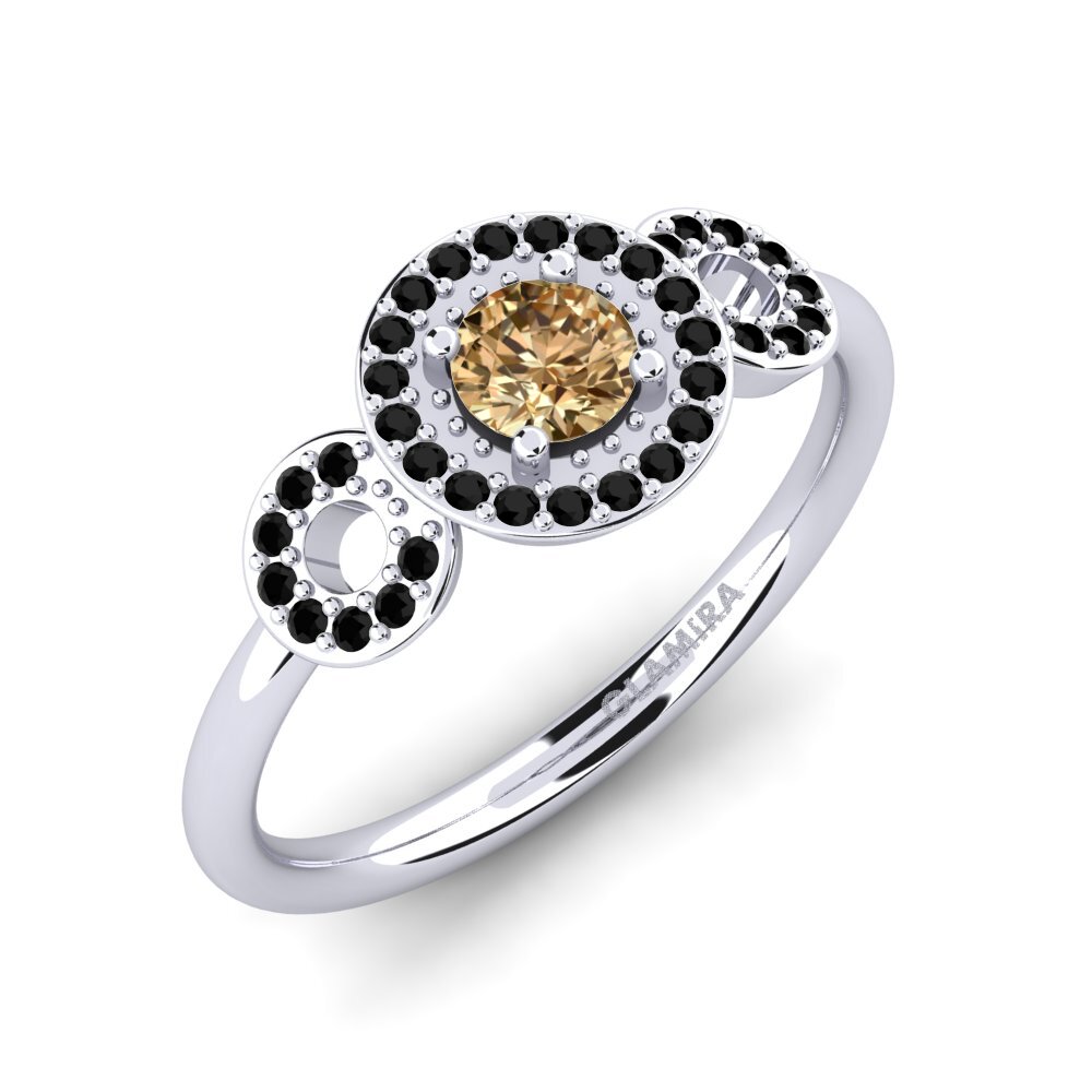 Brauner Diamant Verlobungsring Berniss