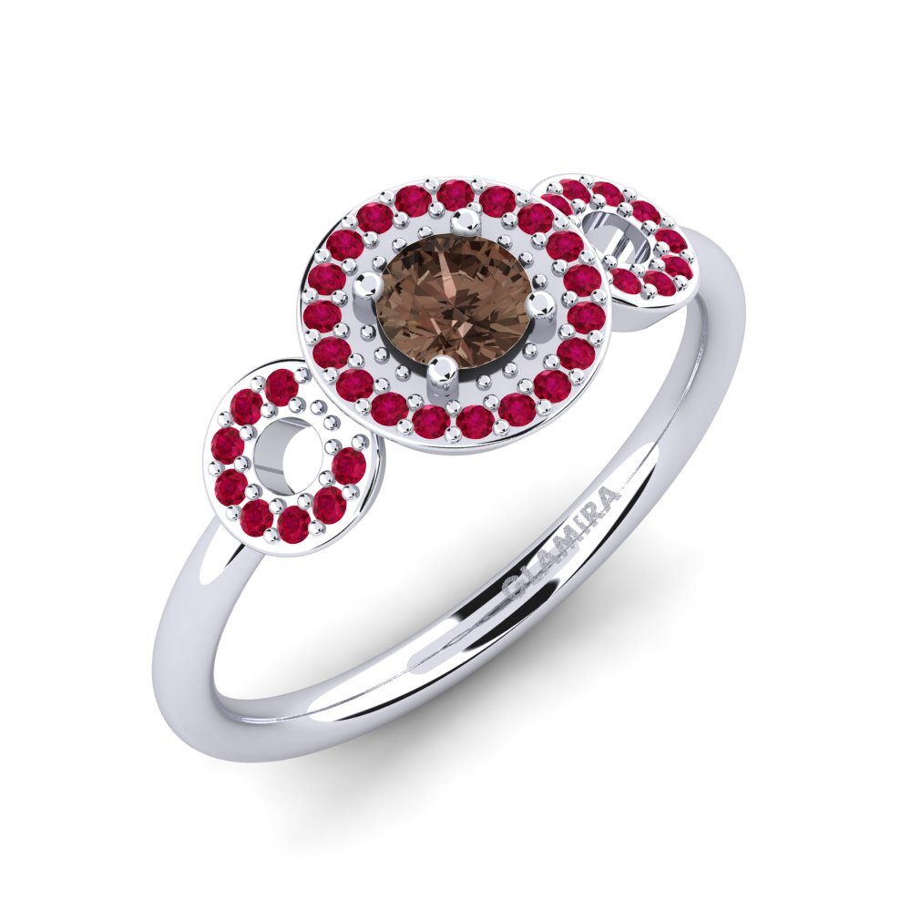 Smoky Quartz Engagement Ring Berniss