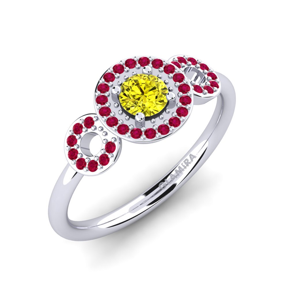 Yellow Diamond Engagement Ring Berniss