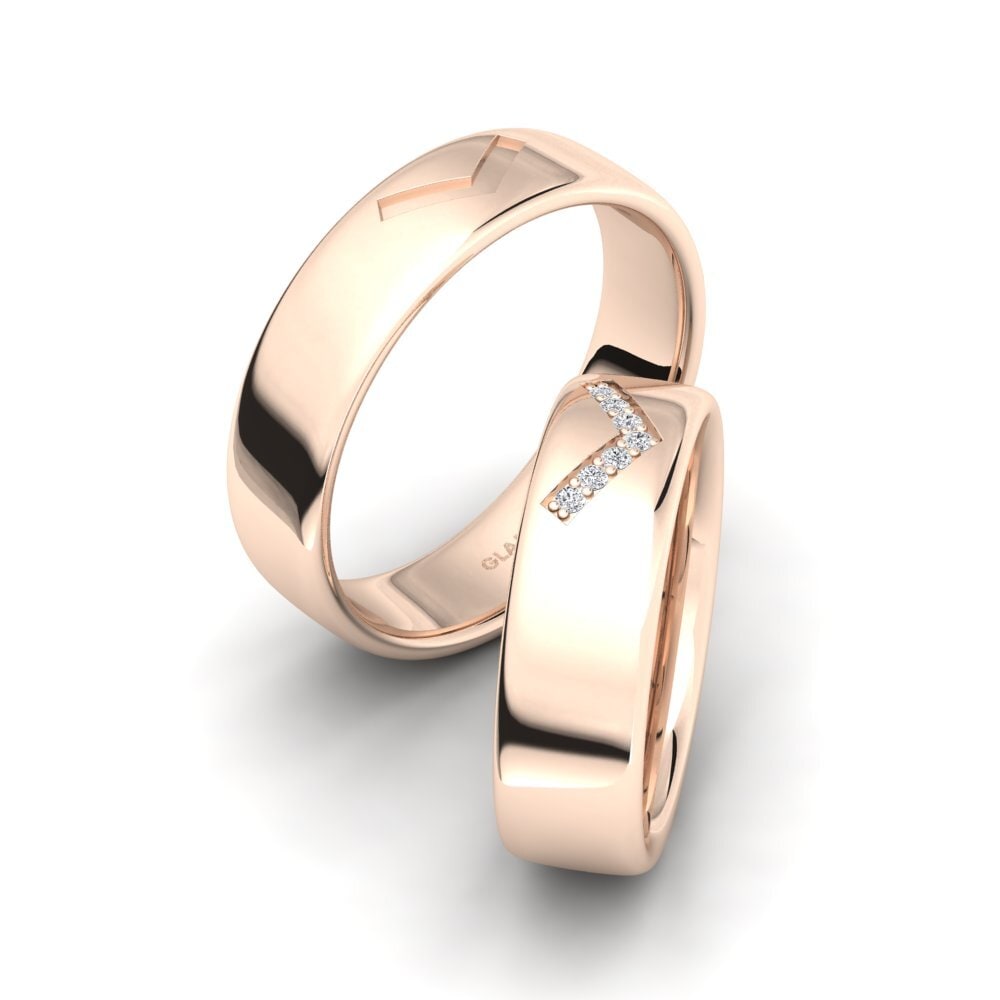 18ct Rose Gold Lab Grown Diamond Ring Berrila SET