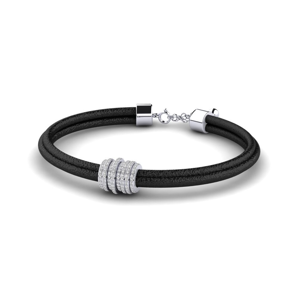Paladio Zafiro blanco Pulsera de Mujer Berry