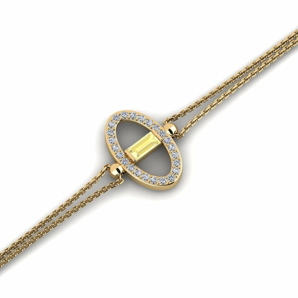 Saphir Jaune Bracelet pour femme Bertholene