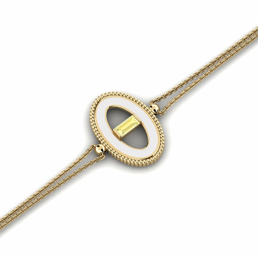 Saphir Jaune Bracelet pour femme Bessans
