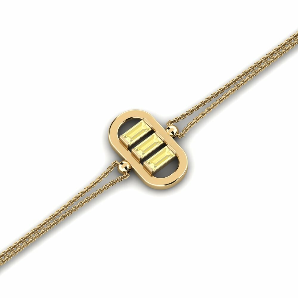 Saphir Jaune Bracelet pour femme Bessieres