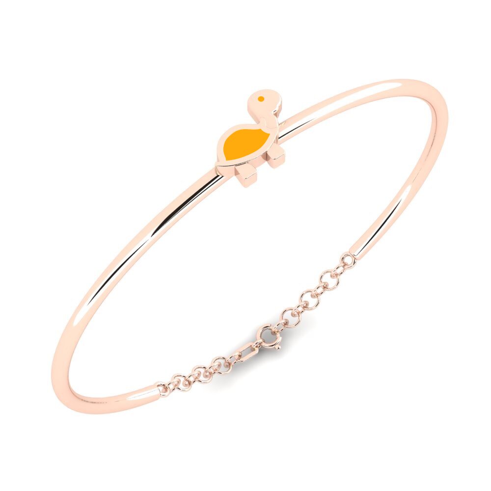 Rotgold 375 Kinderarmband Besuc