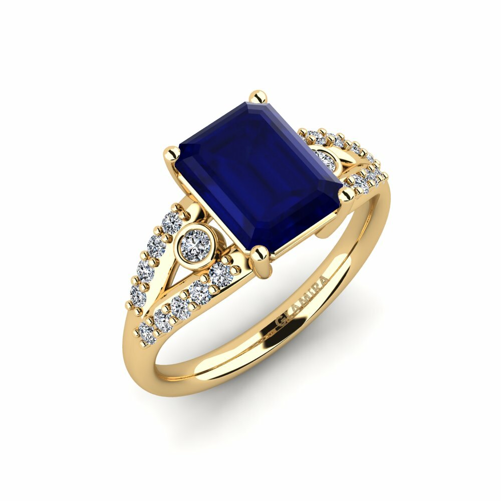 Saphir Bague de fiançailles Betella - Emerald
