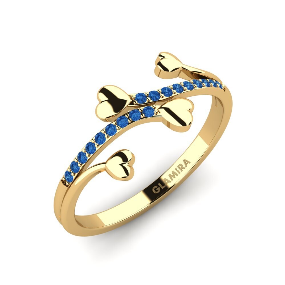 Dark Blue Zirconia Ring Bettae
