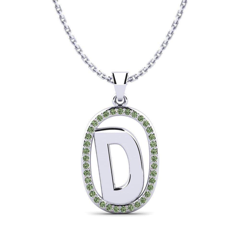 Grüner Diamant Damen anhänger Bettye D
