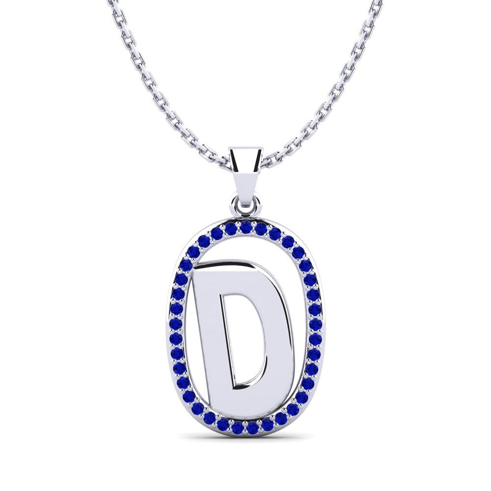 Saphir Damen anhänger Bettye D