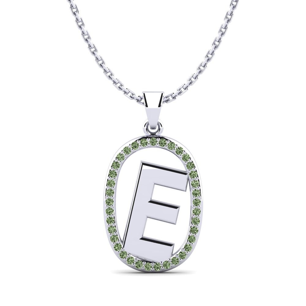 Grüner Diamant Damen anhänger Bettye E