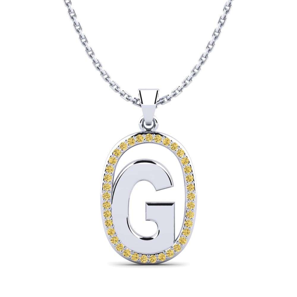 Gelber Diamant Damen anhänger Bettye G