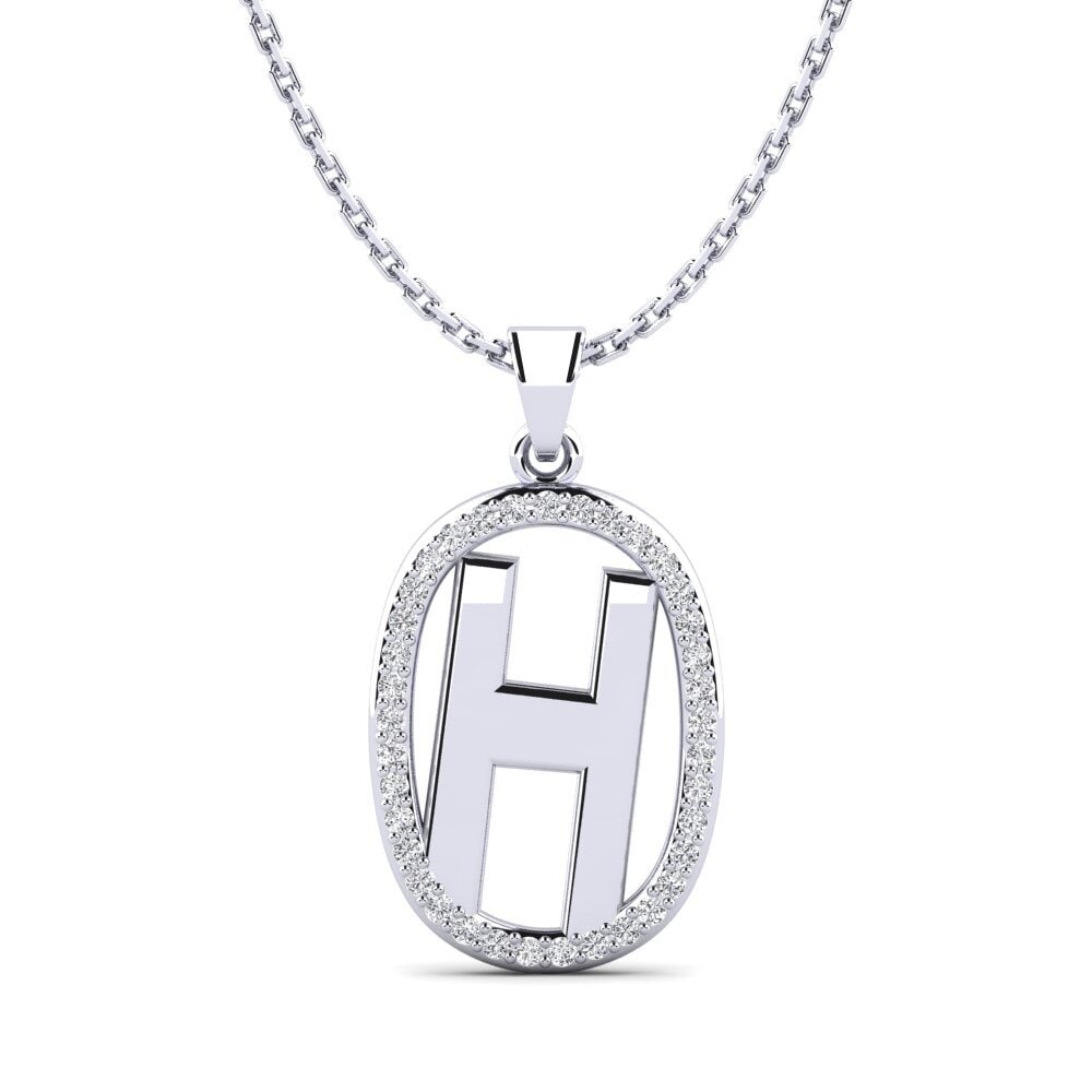Labor-gezüchteter Diamant Damen anhänger Bettye H