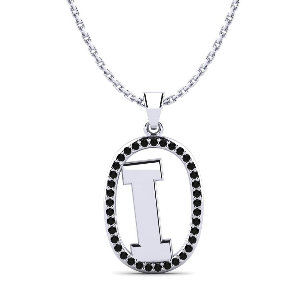 Schwarzer Onyx Damen anhänger Bettye I