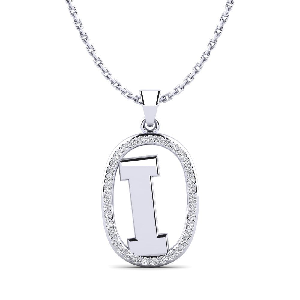 Labor-gezüchteter Diamant Damen anhänger Bettye I