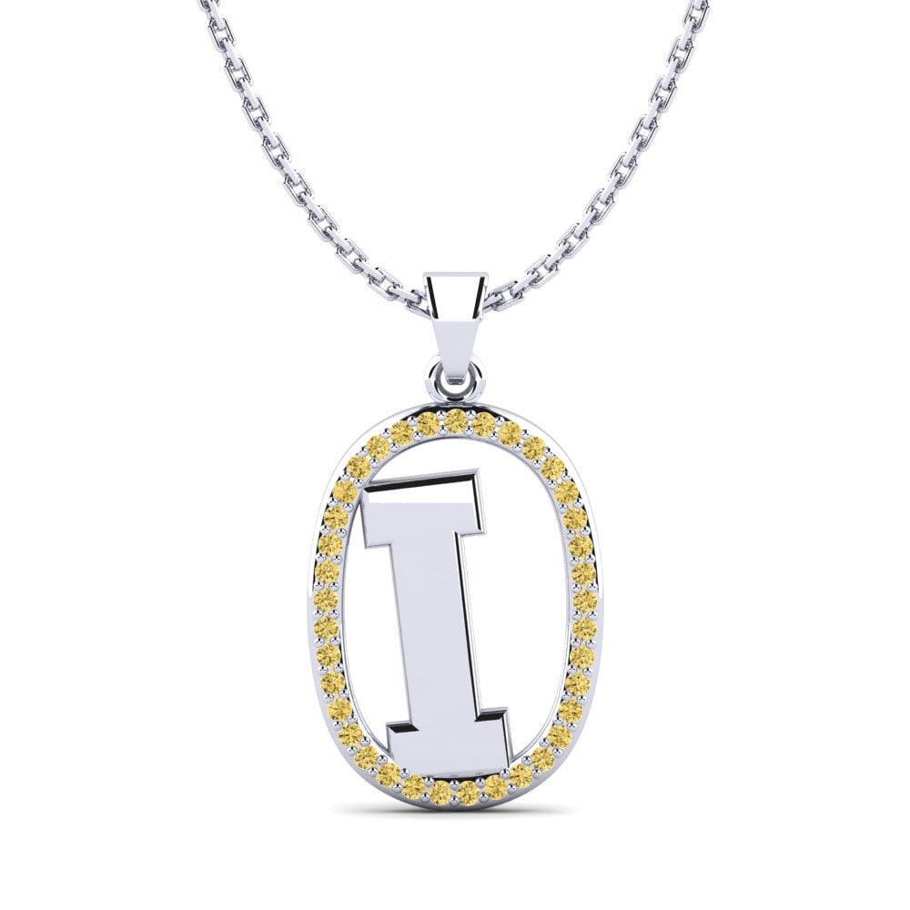 Gelber Diamant Damen anhänger Bettye I